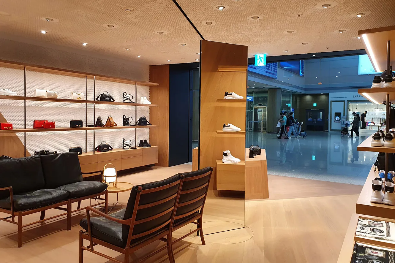 Alexander McQueen flagship boutique interior at Westfield Newmarket, Auckland