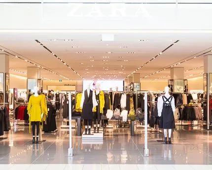 Zara flagship storefront, Sylvia Park, Auckland