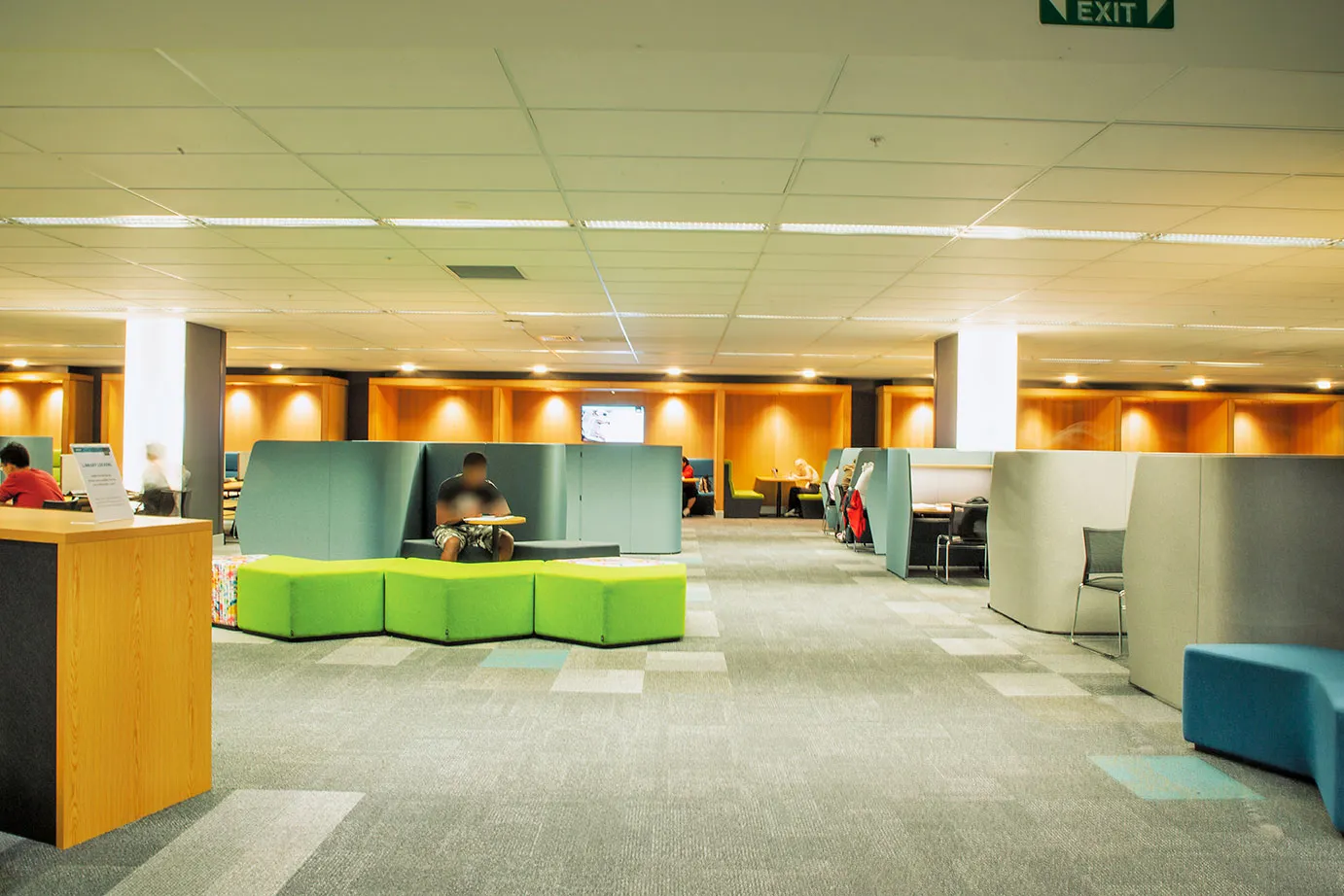 AUT City Campus library Level 3 study and collaboration fitout, Auckland
