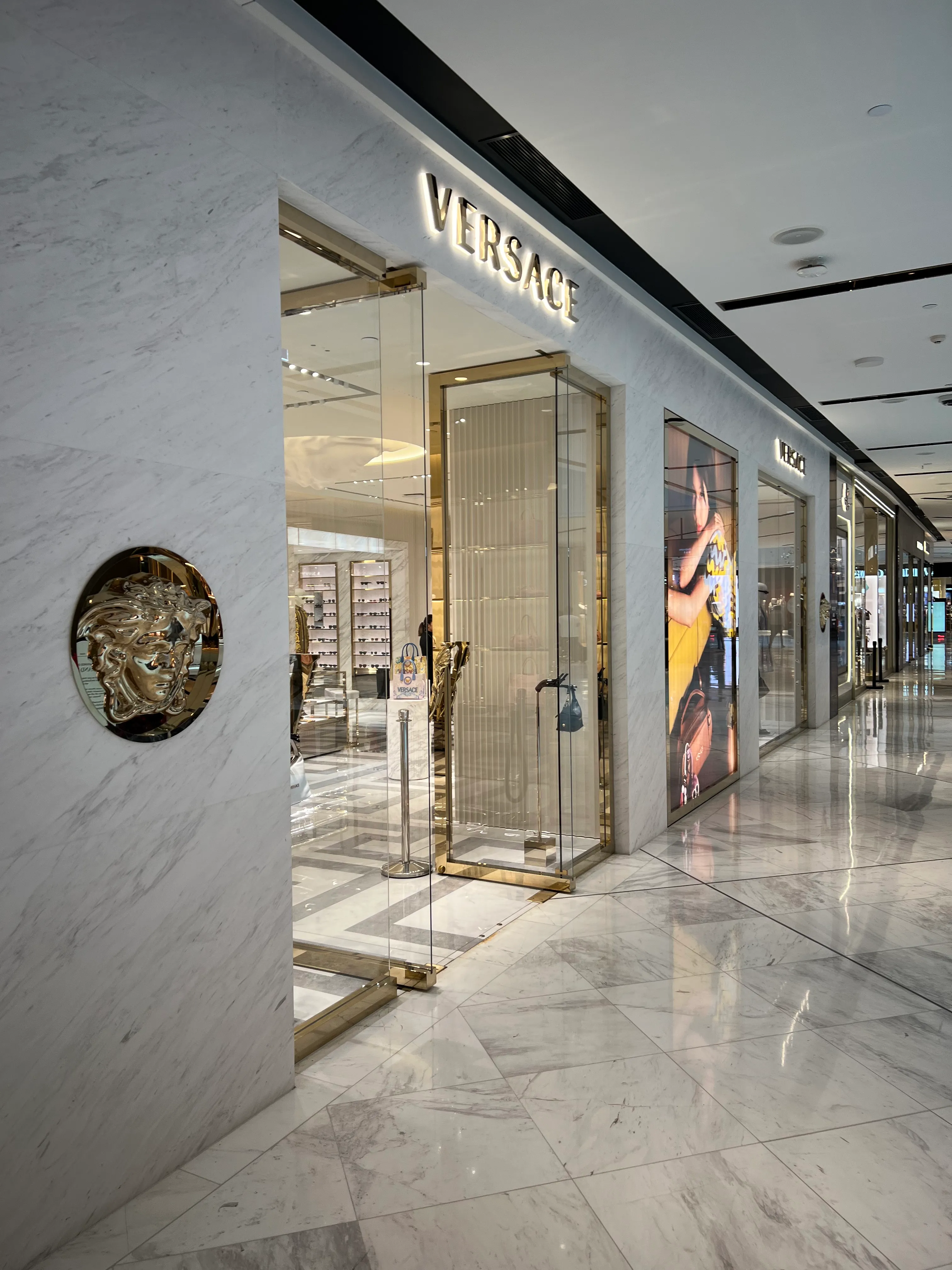 Versace — Westfield Newmarket, Auckland, detail 2