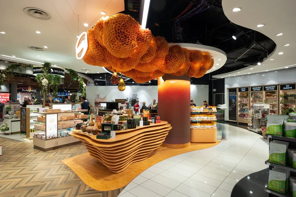 Comvita — Auckland International Airport & Quay Street, Auckland, detail 3