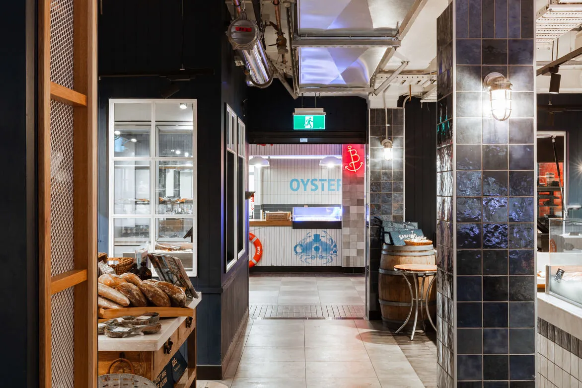 Auckland Fish Market — Jellicoe Street, Auckland, detail 5