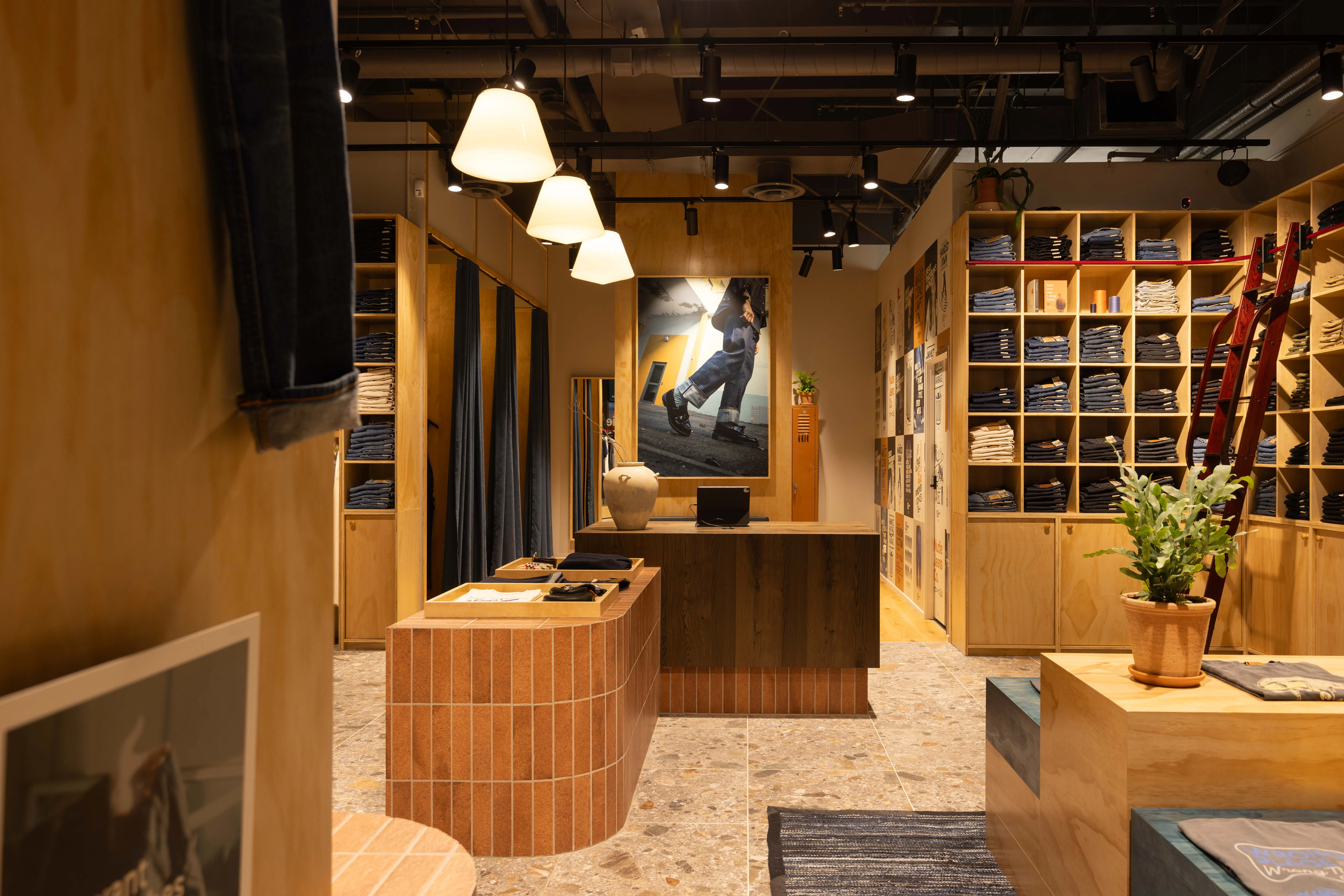 Nudie Jeans — Commercial Bay, Auckland, detail 6